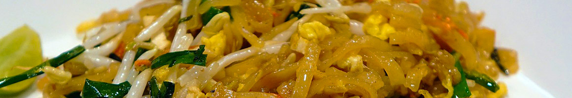 Eating Chinese Thai Vietnamese at Zen Thai Cafe restaurant in Phoenix, AZ.